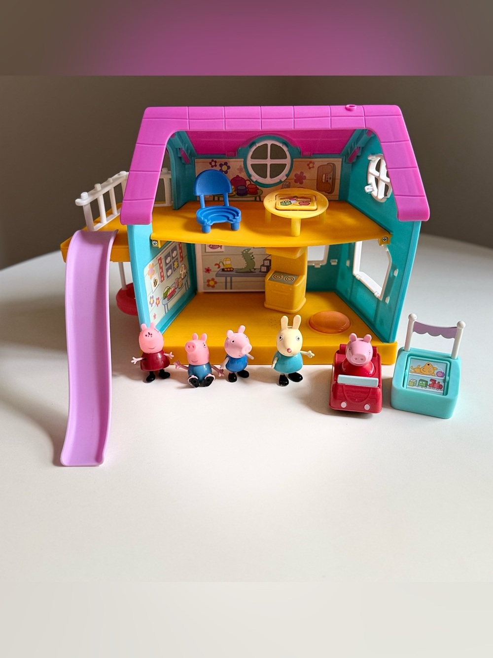 Peppa Pig Peppa's Kids-Only Clubhouse Playset Playhouse Toy Set Works
